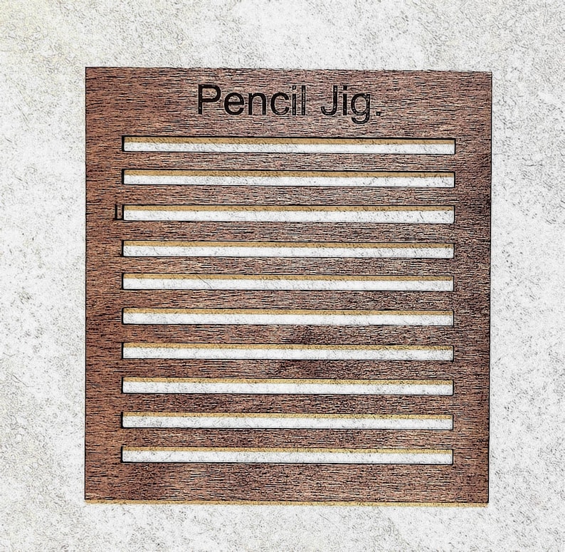 Engraving Pencil Jig SVG Etsy