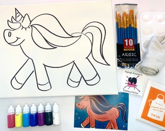 DIY Canvas Painting Kit - Unicorn