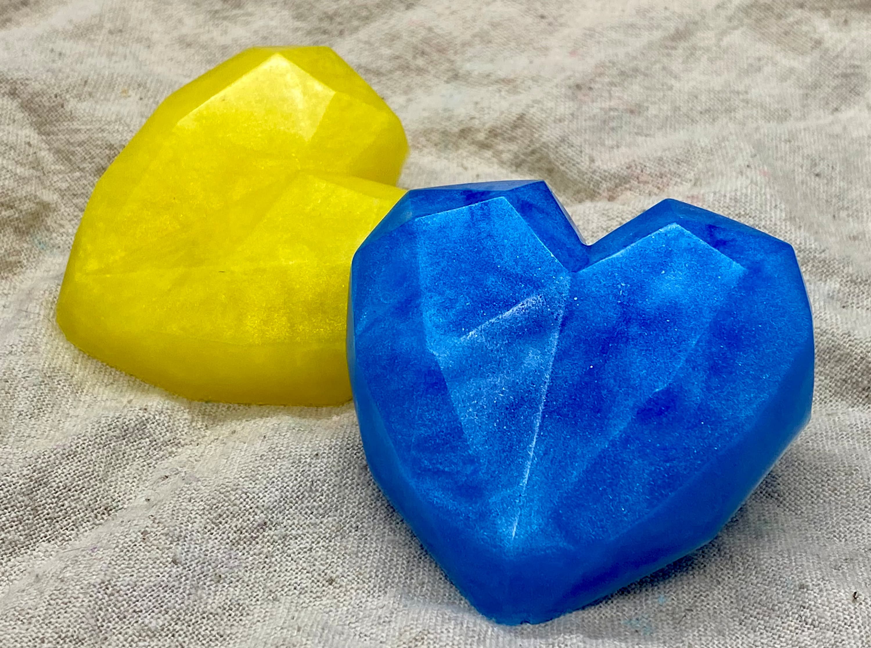 Gemstone Heart Set Etsy