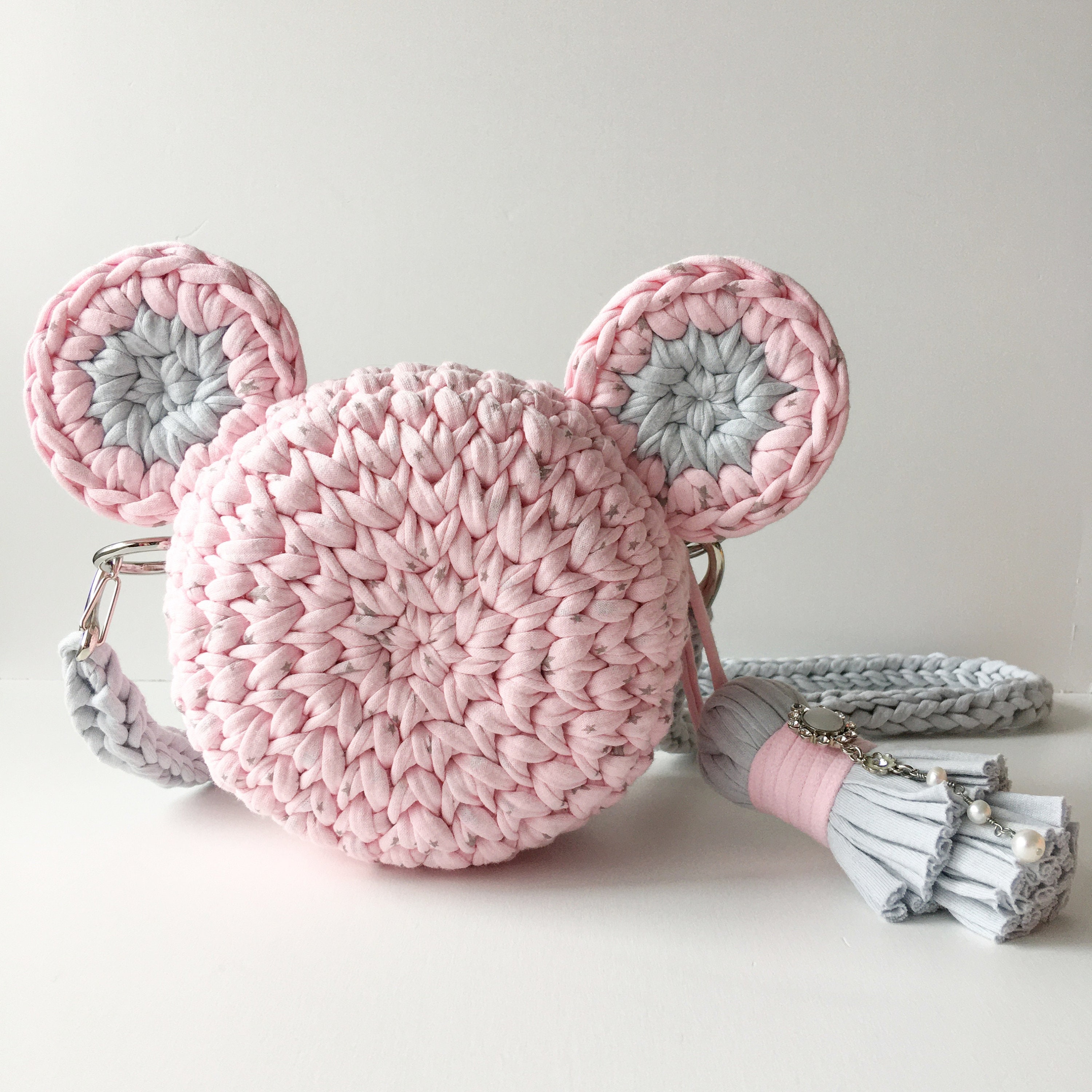 Stuffed Animal Purse Mouse Pouch Present for Sister Toddler Etsy