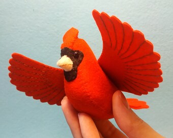 Flying Cardinal Etsy
