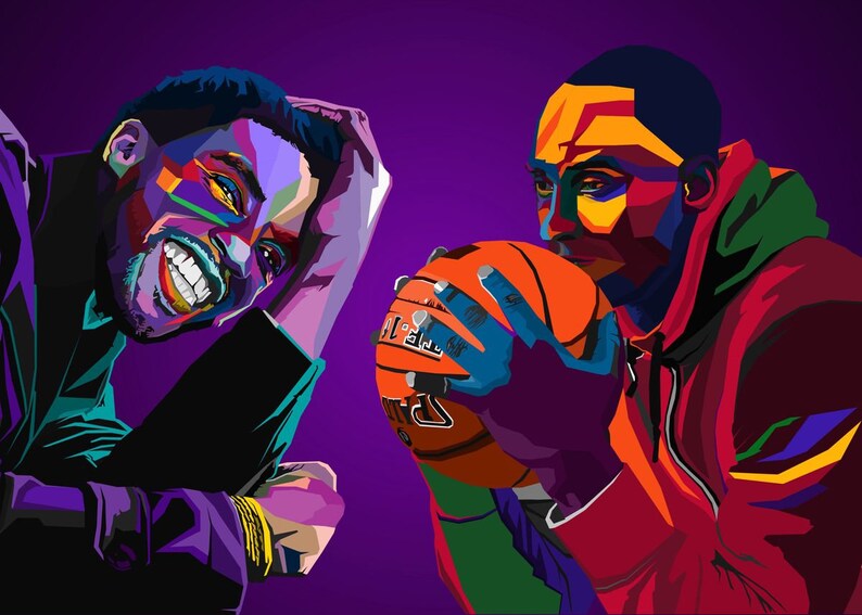 Kobe Bryant Black Panther Poster Etsy UK