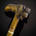Canes Walking Sticks Wood Reeds Cane Wooden Hand-Carved Carving Handmade Cane Stick Accessories (Bison ,Buffalo) product logo
