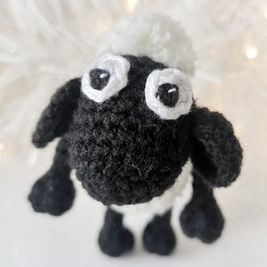 Quick & Easy Crochet Pattern: Black Sheep Amigurumi Keychain Pendant