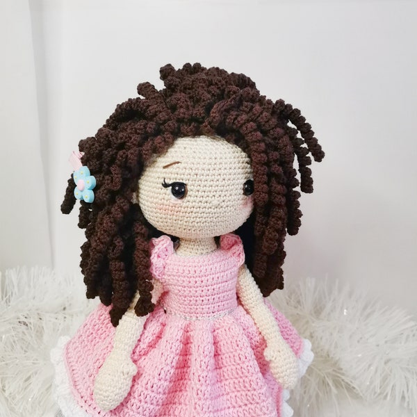 Crochet doll pattern Amigurumi doll pattern Doll base pattern Balloons Pdf English tutorial Diy amigurumi Removable dress and shoes
