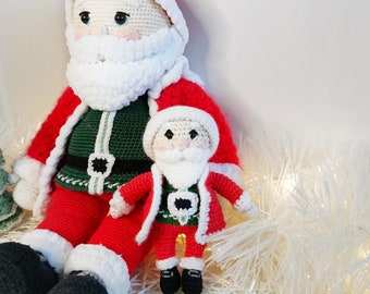 Weihnachtsmann Häkelmuster, Amigurumi Santa Häkelanleitung Weihnachtsdekoration Neujahr Ornament Pdf