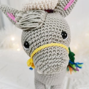 Crochet Donkey Pattern Amigurumi Donkey Toy Cute Mexican Donkey Pdf ...