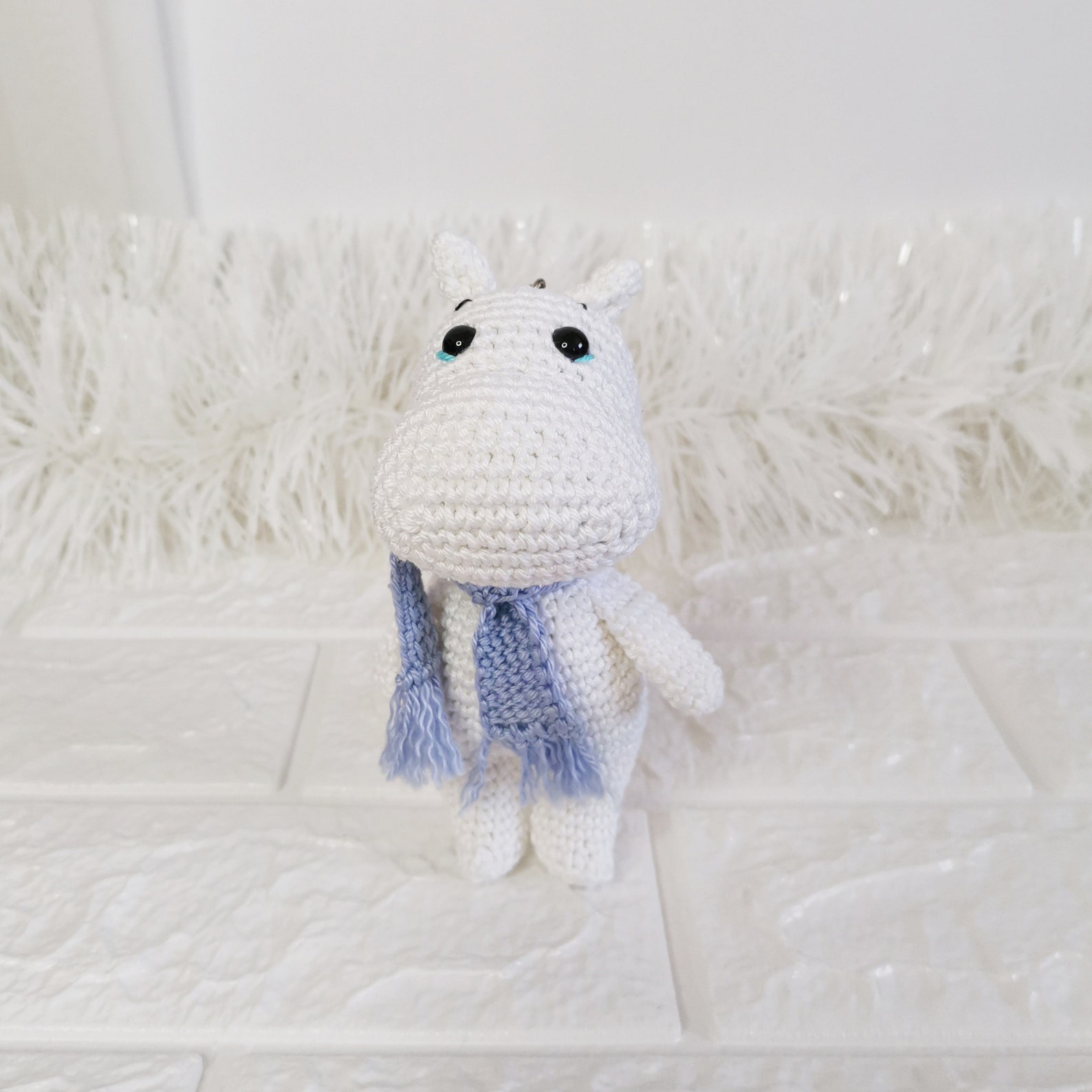 Crochet Moomin Pattern Amigurumi White Hippo Cartoon Etsy