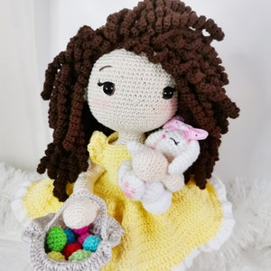 Crochet Easter doll pattern Crochet Easter patterns Crochet doll pattern Doll body  Amigurumi doll Easter toy pattern Bundle Pdf English