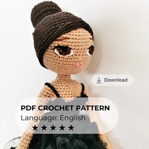 Ballerina Dream: A Crochet Pattern for an Enchanting Amigurumi Ballet Dancer