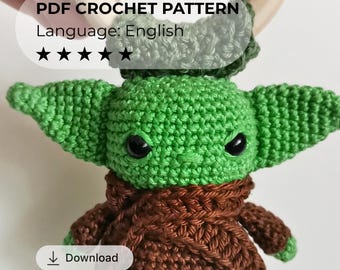Baby Alien Rassel Häkelanleitung - Amigurumi Spielzeug (PDF Pattern)