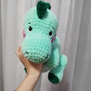 Plush Dino Crochet Pattern - Cute and Cuddly Amigurumi Toy