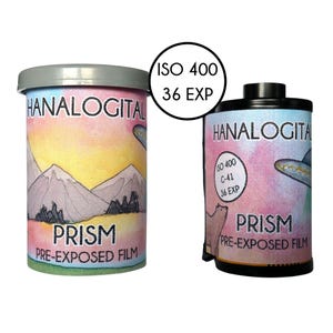 HANALOGITAL PRISM Pre-Exposed Film Effect Film 35 mm Color Lightleak Camera Small format film Analog camera Experimental photography Pre-exposure