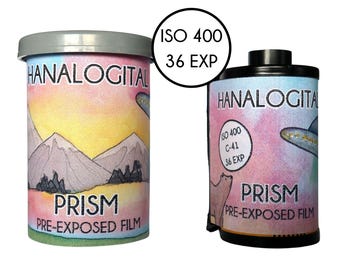 HANALOGITAL PRISM Pre-Exposed Film Effektfilm 35mm bunt Lightleak Camera Kleinbildfilm Analog Kamera Experimentelle Fotografie Vorbelichtung