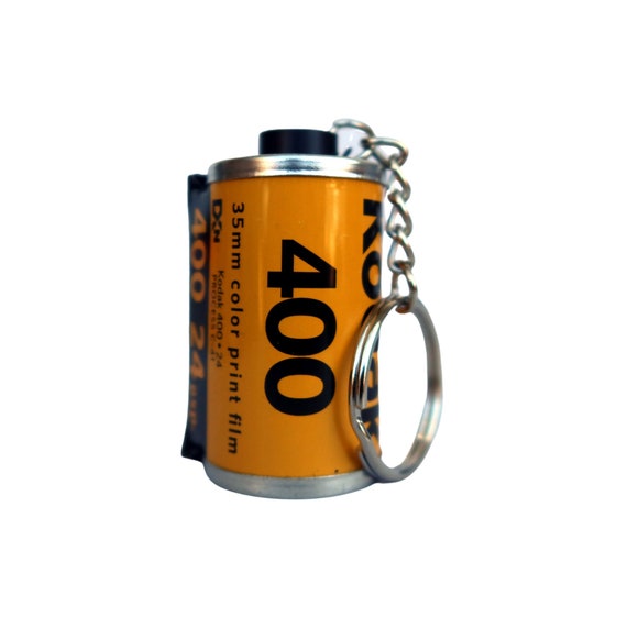 Keychain Film Canister Film Cartridge 35mm Small Picture Film Analog Camera Hanalogital Pendant Keychain Gift Films Kodak 400 Fujifilm