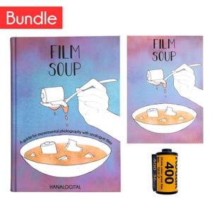 Hanalogital FILM SOUP Book Bundle Set Kodak Ultra Max Experimental Analog Photography Instructions 35mm Film 35 mm Films Camera Film Soup