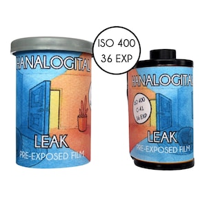 HANALOGITAL LEAK Pre-Exposed Film Effect Film 35 mm colorful Lightleaks Camera 35mm film Analog Camera Experimental Photography Pre-exposure