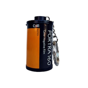 Película de llavero Cartucho de película de cartucho de 35 mm Película de imagen pequeña Cámara analógica Colgante Hanalogital Llavero Películas de regalo Kodak Portra 160