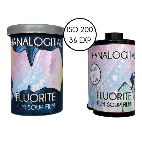 HANALOGITAL FLUORITE Film Soup Film 35 mm 35mm Film Analog Camera Experimental Photography Film Soup Camera Photography Film analogue