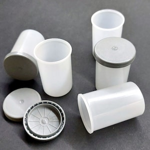 空のフィルム キャニスター、フィルム カートリッジ、プラスチック キャニスター、収納小物、DIY 35 mm 35 mm フィルム、アナログ カメラ、ジオキャッシング クラフト