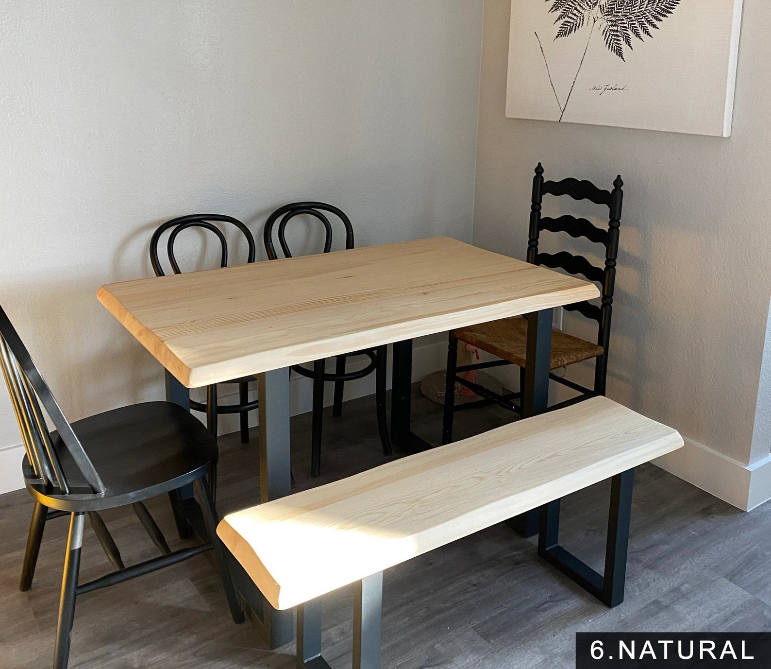 Solid Wood Table and Bench High Quality / Rustic Dining - Etsy