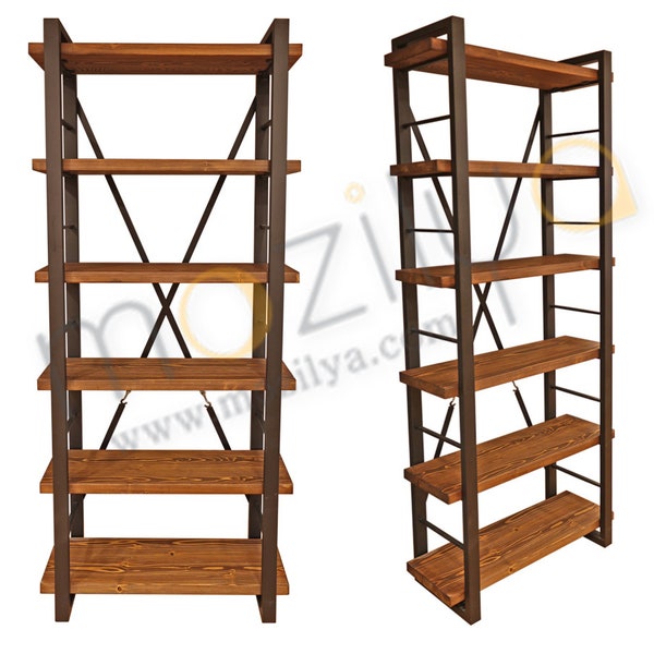 Loft Style Shelves Etsy