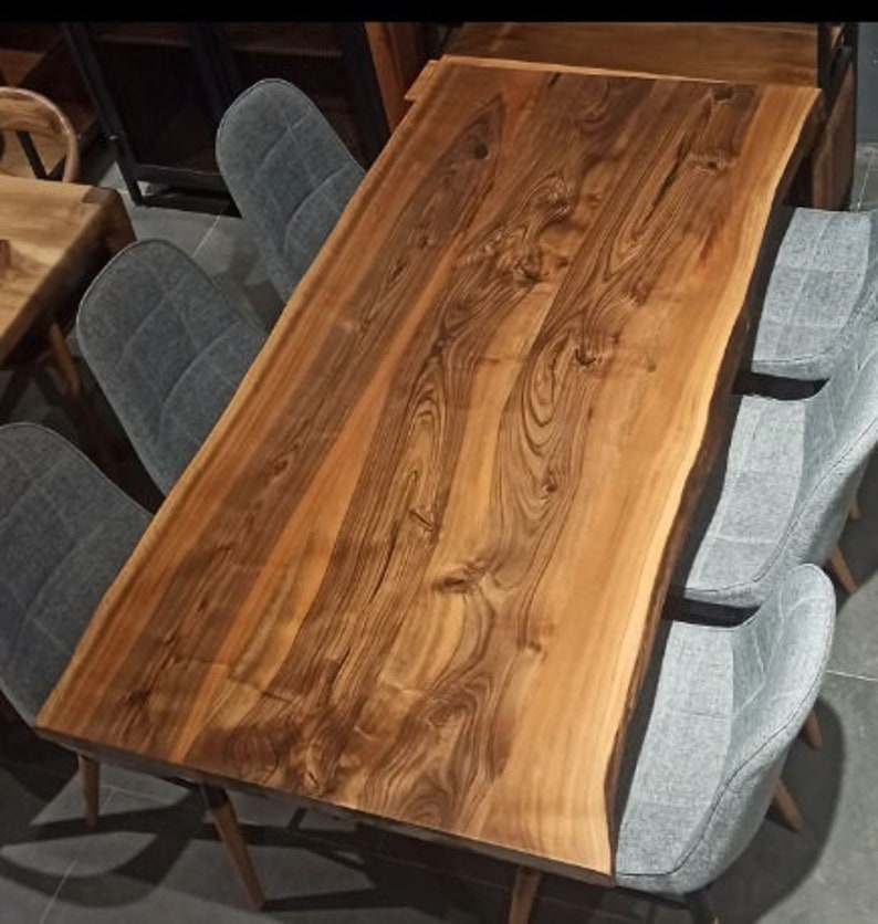 solid wood dining table