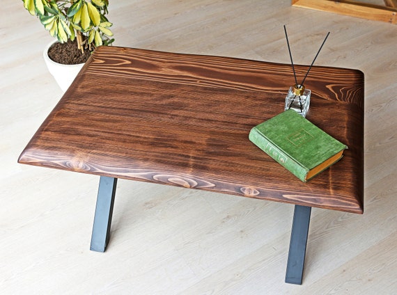 Handmade Solid Wood Coffee Table Asya Rustic And Farmhouse Canada Handmade Solid Wood Coffee Table Asya, Solid Wood Coffee Table Made In Canada
