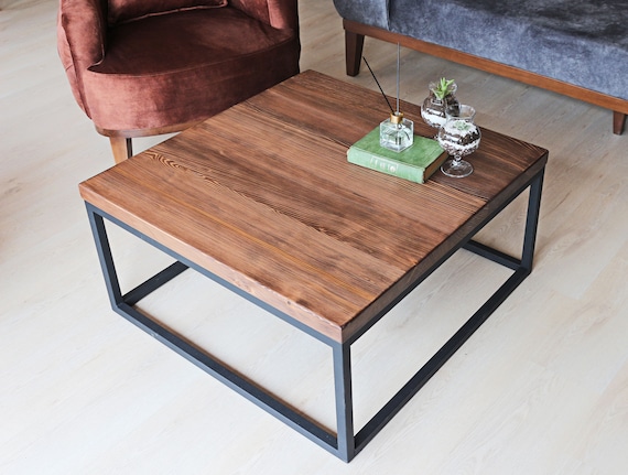 Solid Wood Square Coffee Table Cube, Solid Wood Square Coffee Table Designs