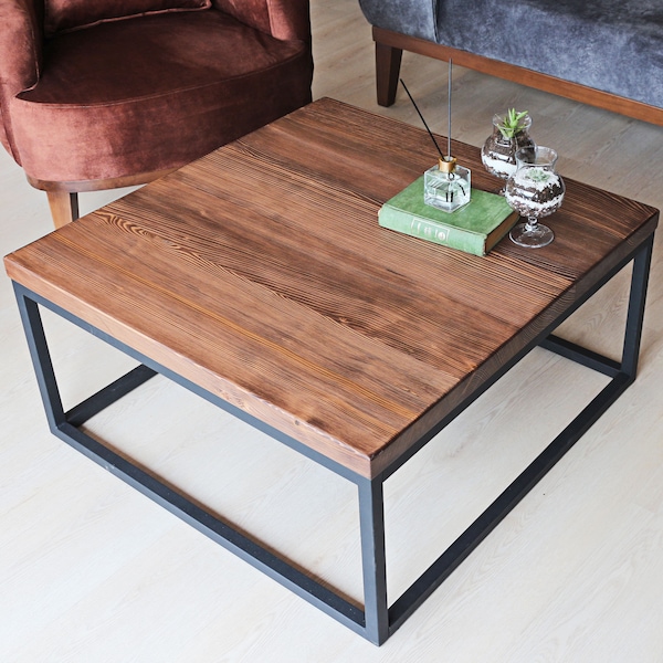 Square Coffee Table - Etsy
