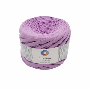 Tshirt yarn for crochet projects . Textile yarn. Knitted fabric yarn. Trapillo yarn. Baby moses yarn. Bulky knitted yarn.Pink ( Wild rose)