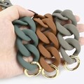 Acrylic Bag Chain Strap with Clasps | 60 cm Acrylic Purse Chain | Gold or Nickel Hardware | Bag Handle Replacement | DIY Bag Accessory product logo