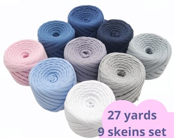 Gehaakt T-shirtgaren: 9 strengen grof katoengaren (243 yards)