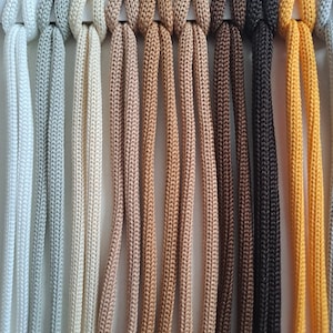 4 mm macramé rope. Polyester cord. macramé wall hanging. Strong cord.  Crochet rug thread.Knitted bag rope. Braided rope. Round rope