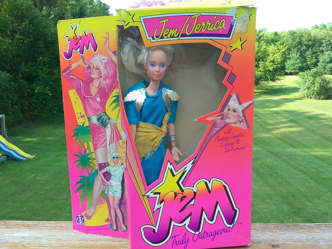 Poupée Jem Et L'Hologramme – Armoire Dans Boîte D'Origine 1986 – Hasbro – Neuf