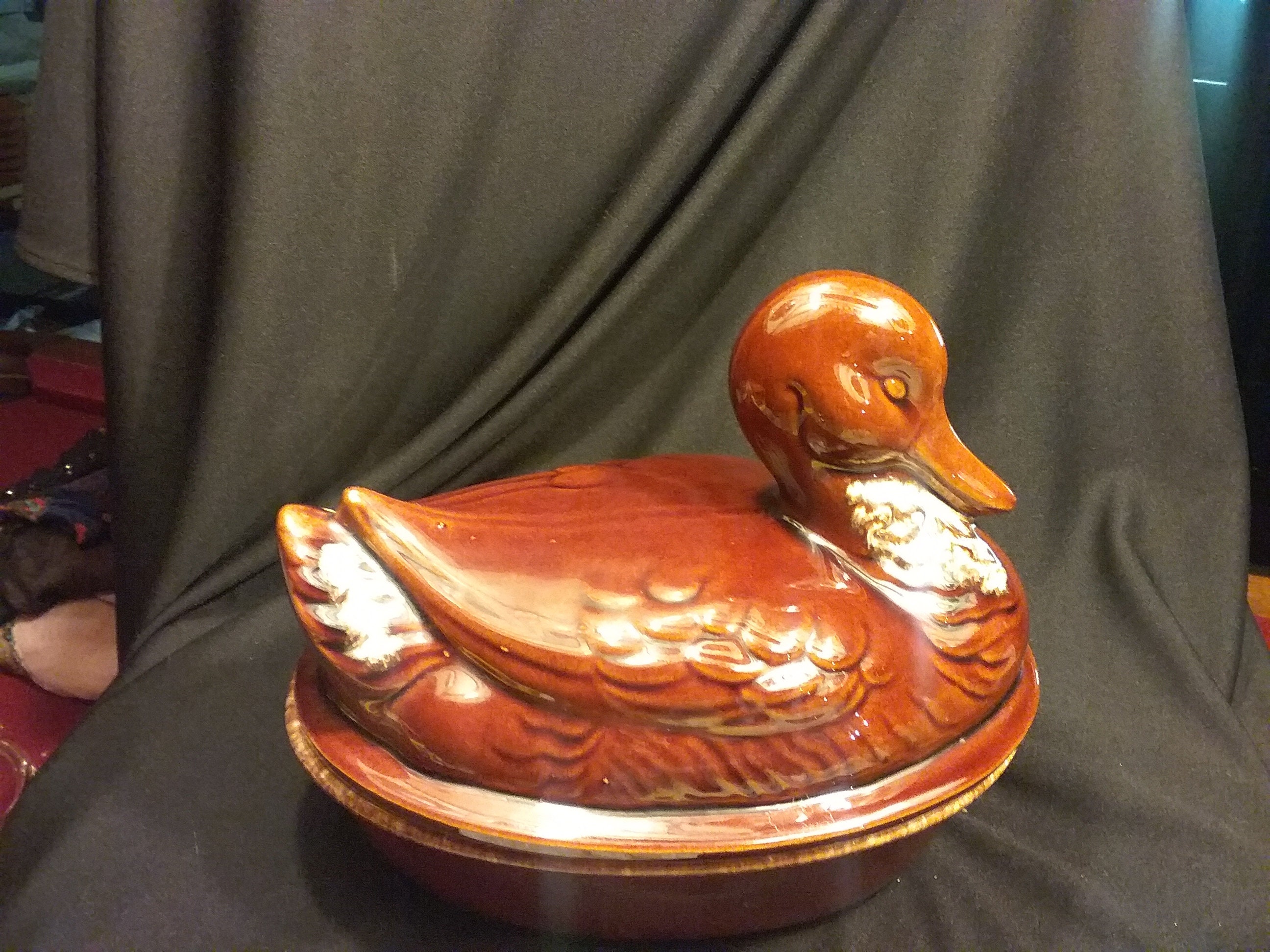 Vintage Hull Duck Casserole Dish With Lid Etsy UK