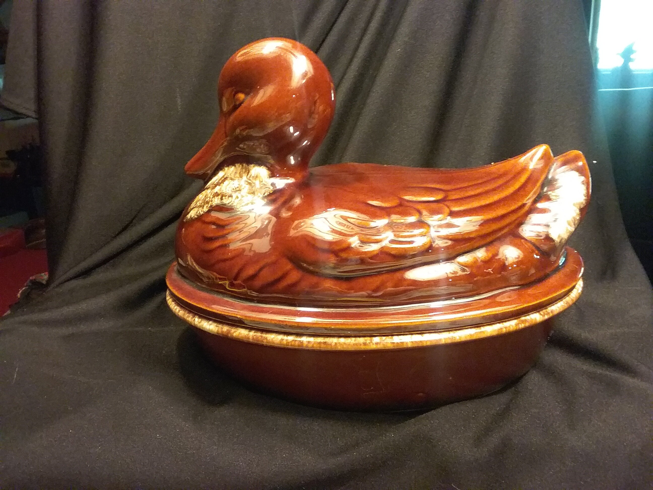 Vintage Hull Duck Casserole Dish With Lid Etsy UK