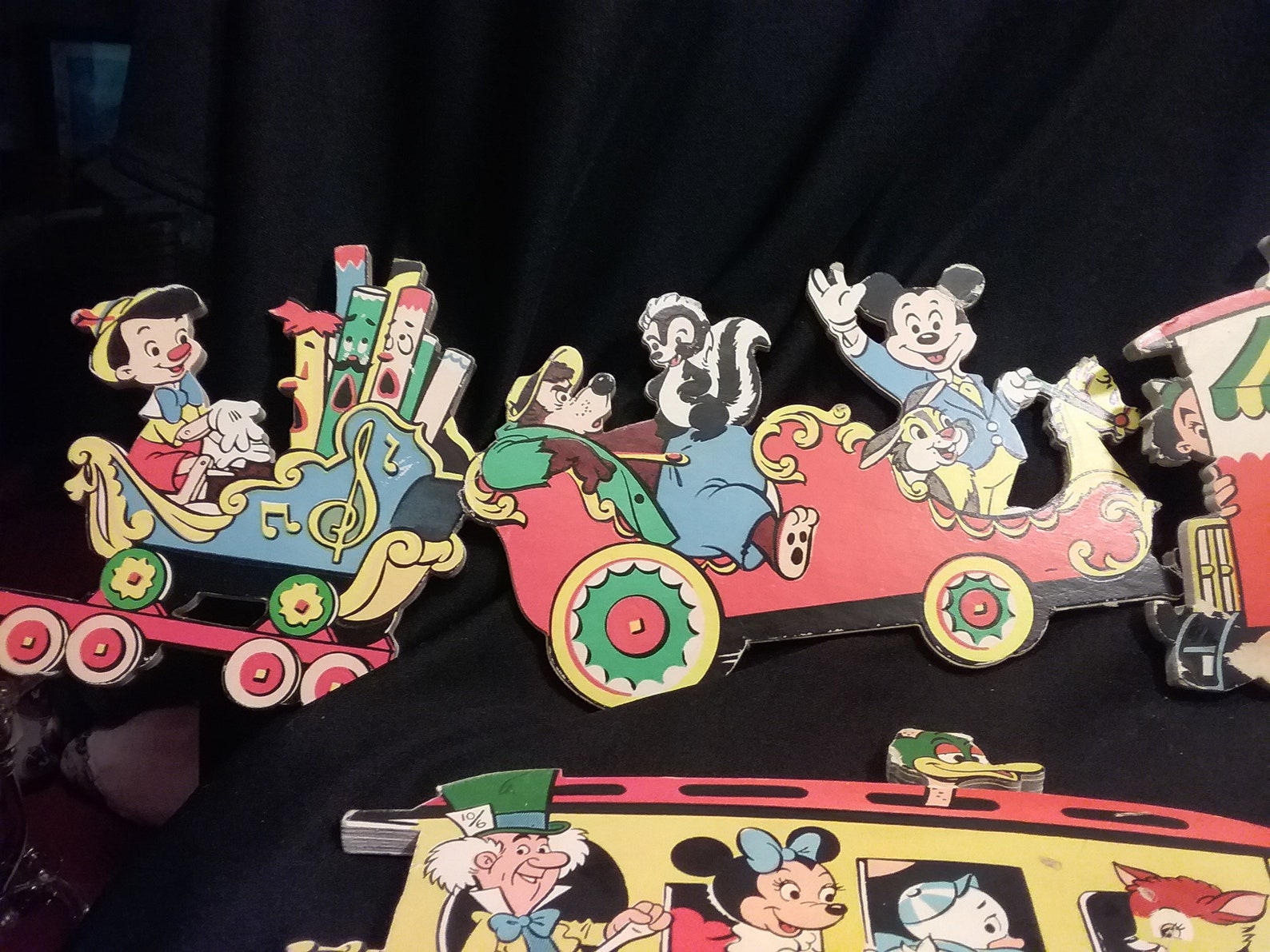 Vintage Walt Disney Casey the Train Wall Decor Etsy