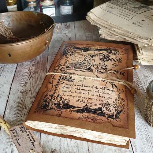 Book of Shadows Templates Etsy Book of Shadows Templates Etsy