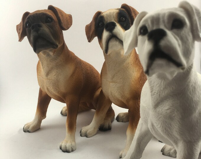 Boxer Dog Statue Etsy