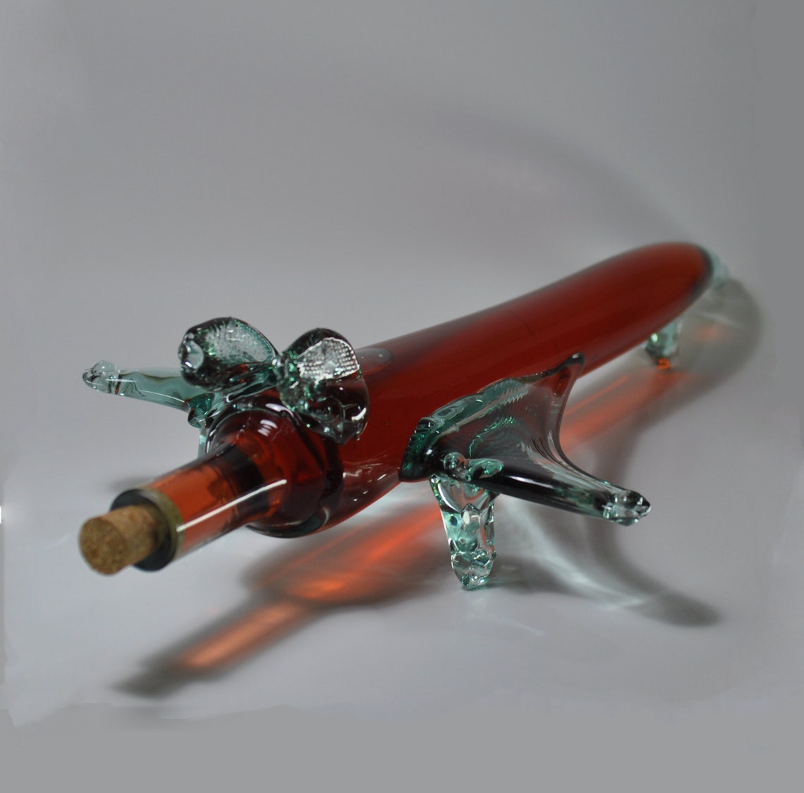 Decorative Airplane Glass Bottle for Wine Liquor Whiskey Etsy