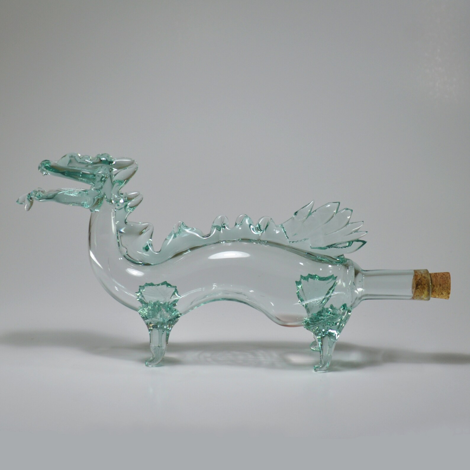 Decorative Dragon Glass Bottle for Wine Liquor Whiskey 380ml. Etsy
