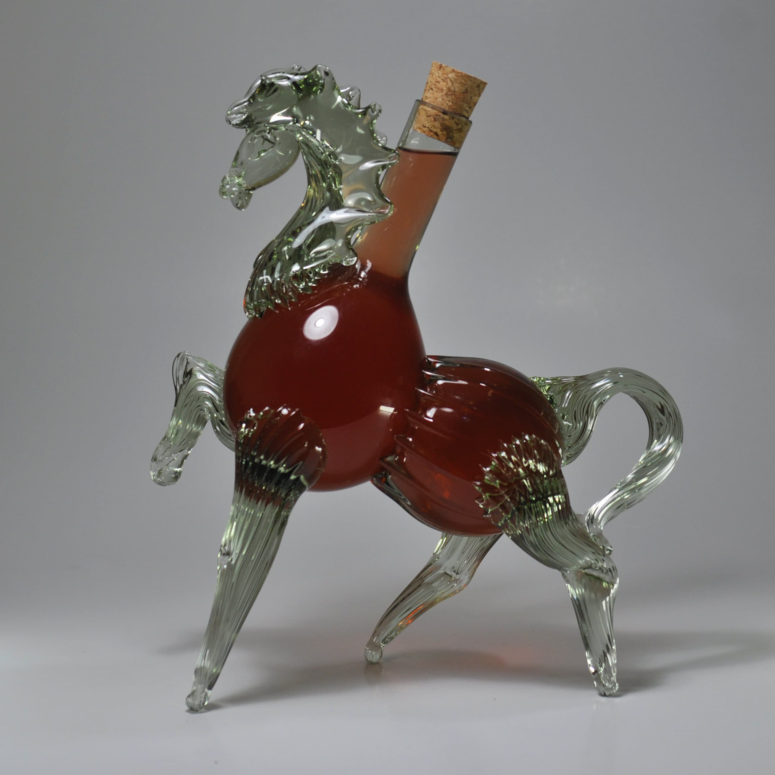 Decorative Horse Glass Bottle for Wine Liquor Whiskey 550ml. Etsy