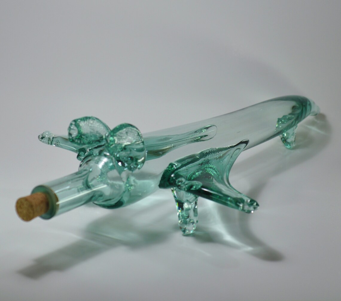 Decorative Airplane Glass Bottle for Wine Liquor Whiskey Etsy