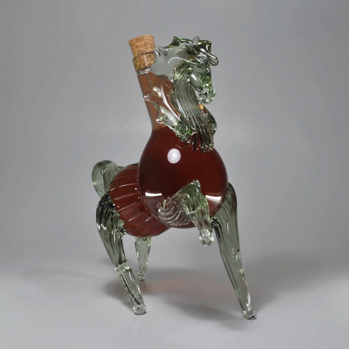 Decorative Horse Glass Bottle for Wine Liquor Whiskey 550ml. Etsy