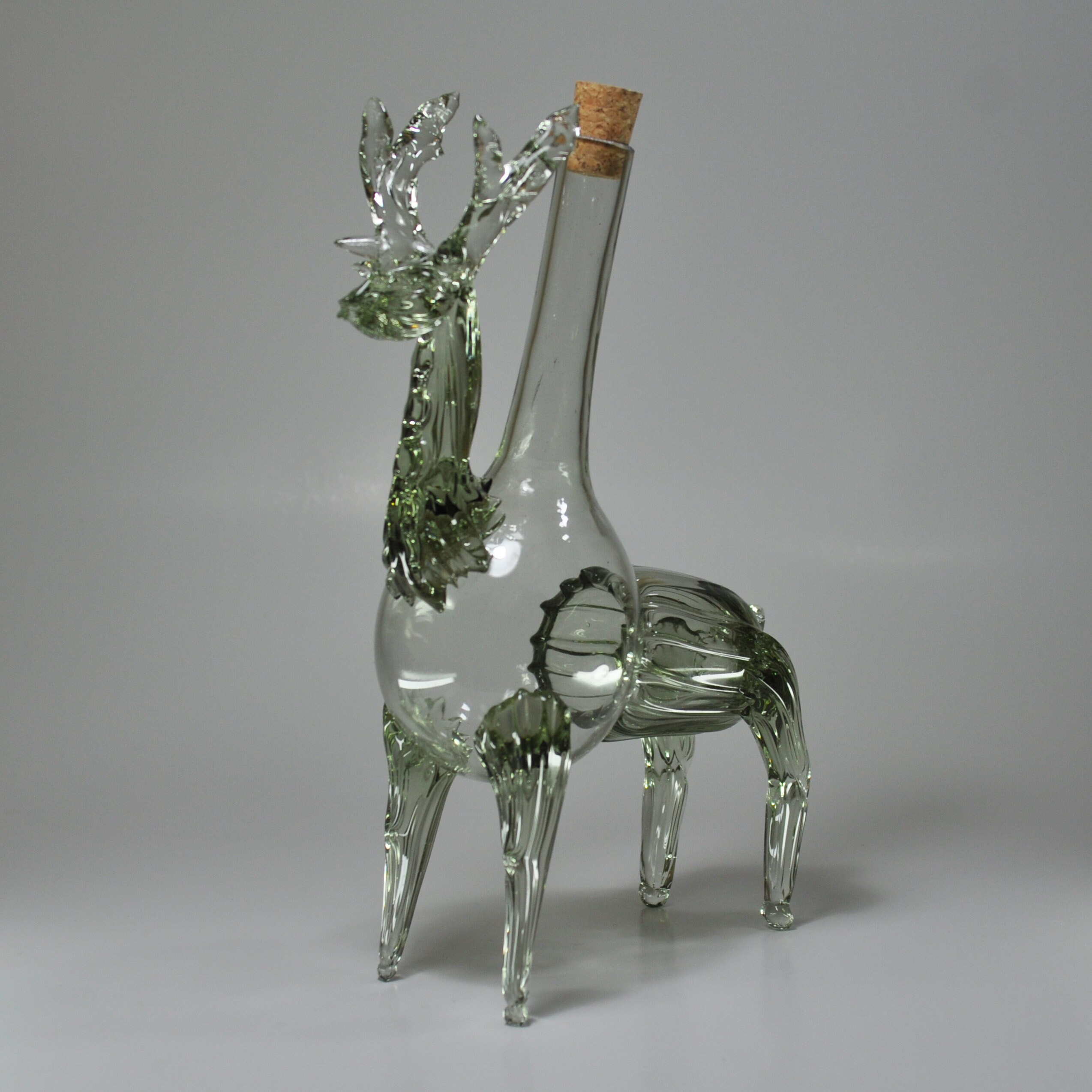 Decorative Deer Glass Bottle for Wine Liquor Whiskey 500ml. Etsy