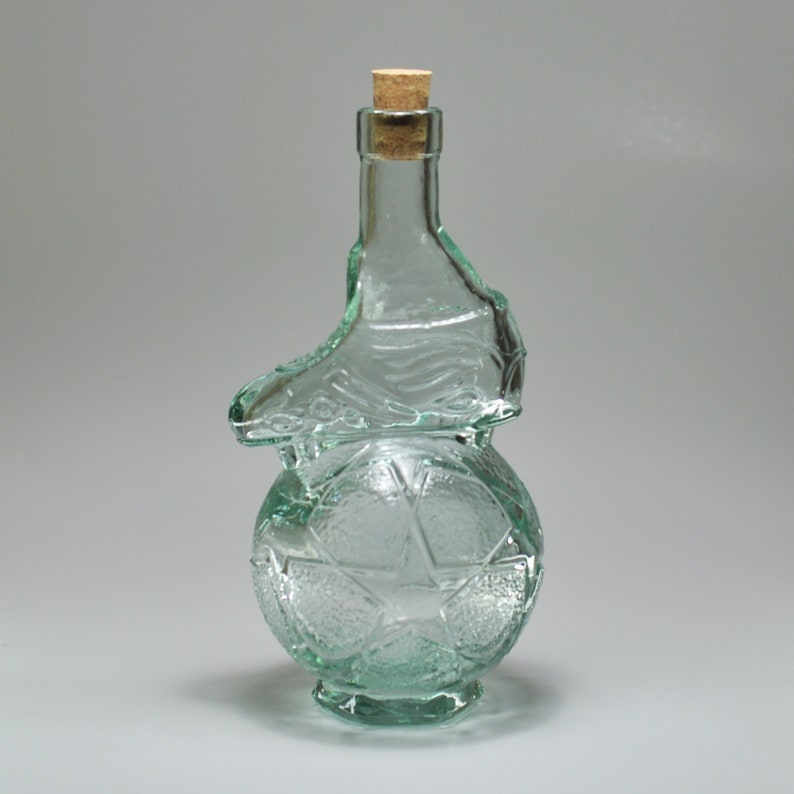 Decorative Soccer Ball Glass Bottle for Wine Liquor Whiskey Etsy
