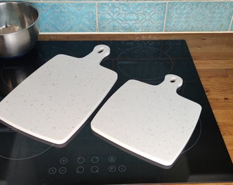 Cutting board for the kitchen, bar or garden | Barrel Shaped Solid Surface Chopping Board