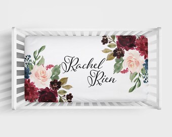 red rose crib bedding