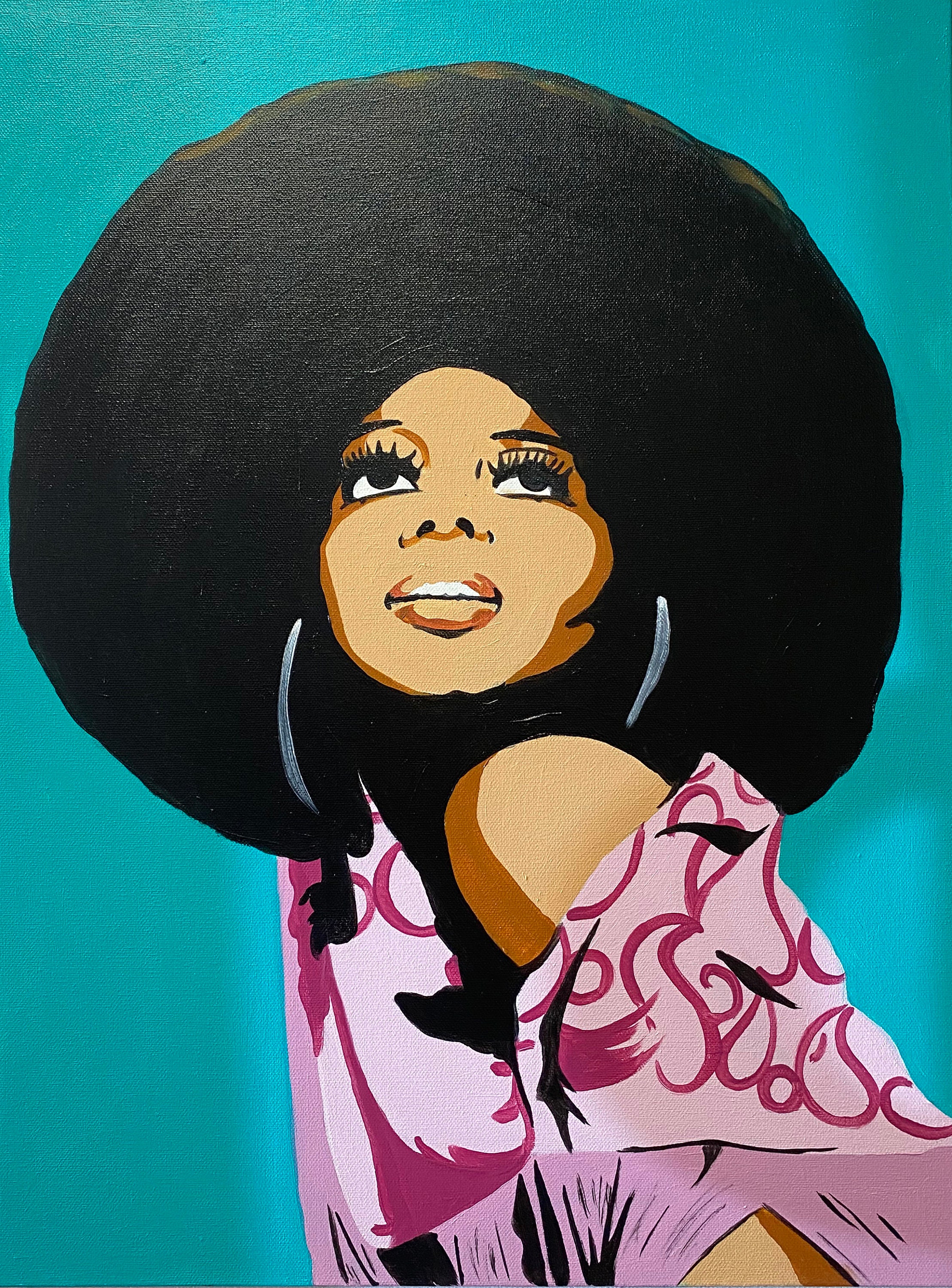 Diana Ross Original Painting or Print Pop Art Print Soul Art Motown  Art Collectible Musician Art Supremes Black Lives Matter